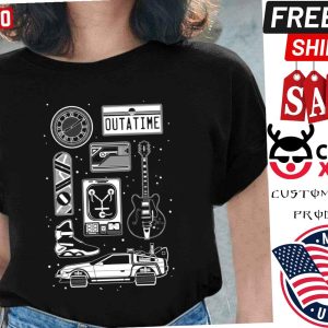 Back To The Future Iconic 80s Draw Shirt 1