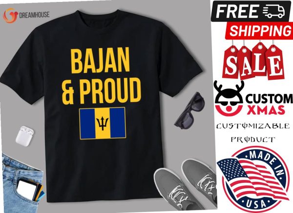 Bajan Proud Barbados Flag Caribbean Carnival Shirt