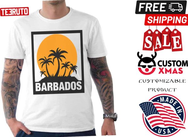 Barbados Palm Tree Island Shirt