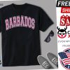 Barbados Varsity Style Pink Text Shirt