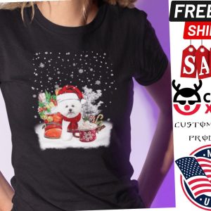 Bichon Frise Dog Christmas Shirt 1