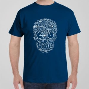 Bicycle Skull T shirt 1