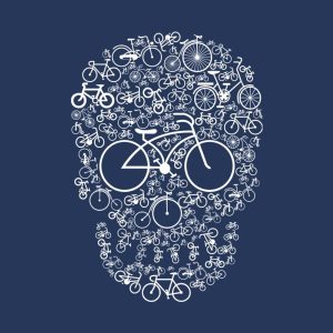 Bicycle Skull - T-shirt 1 Bicycle Skull T shirt 2