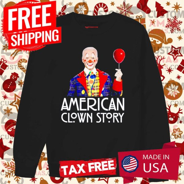 Biden American Clown Horror Story Shirt