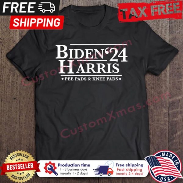 Biden Harris 2024 Pee Pads _ Knee Pads shirt
