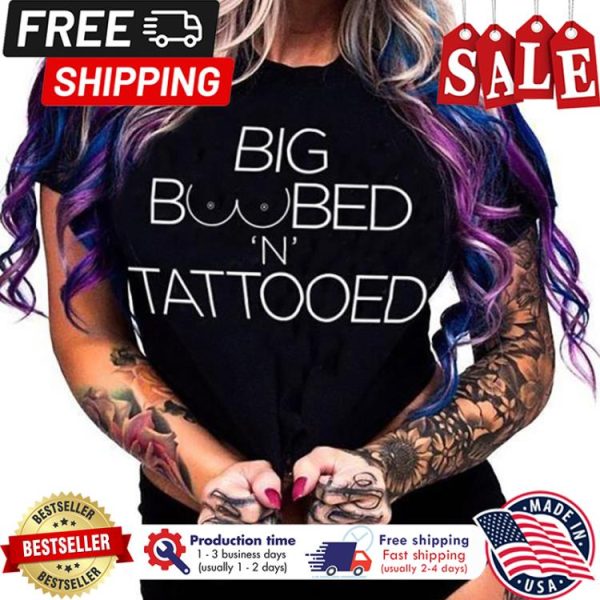 Big boobed and tattooed shirt