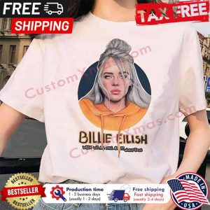 Billie Eilish when we all fall asleep world tour shirt
