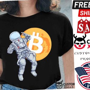 Bitcoin Astronaut Btc Mooning Shirt 1