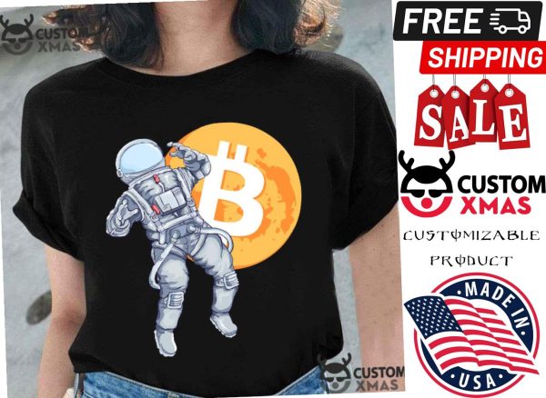 Bitcoin Astronaut Btc Mooning Shirt