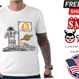 Bitcoin To The Moon Dabbing Shirt 1