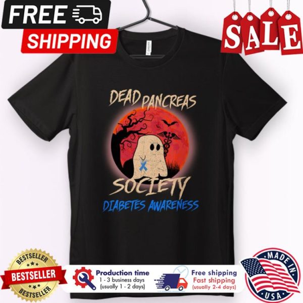 Boo dead pancreas society diabetes awareness halloween shirt