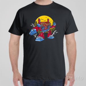 Boombox robot T shirt 1