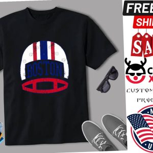 Boston Retro Helmet White Shirt 1