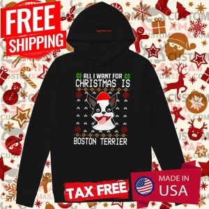 Boston Terrier Mens Christmas Shirts Ugly Christmas Shirt 2