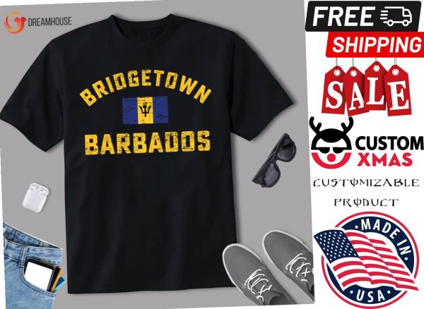Bridgetown Barbados Flag Shirt