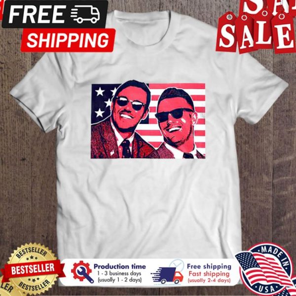 Brooks Koepka And Bryson Dechambeau Golfer American Flag shirt