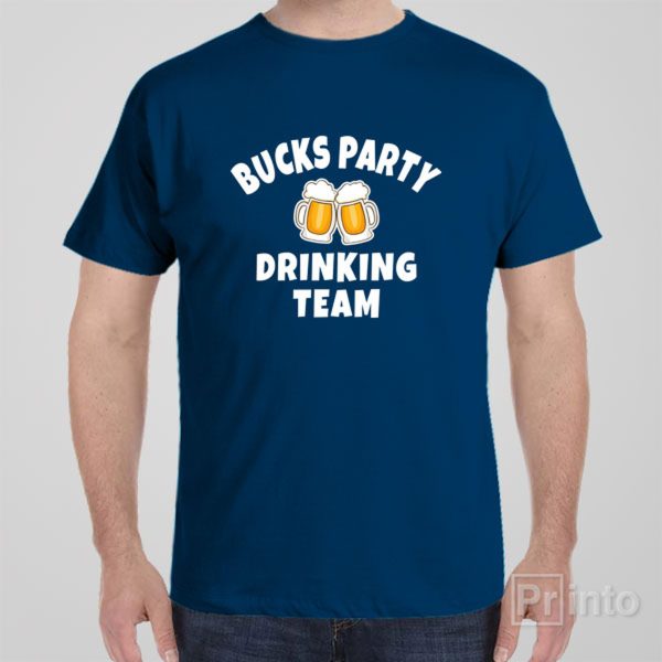 Bucks party drinking team – T-shirt