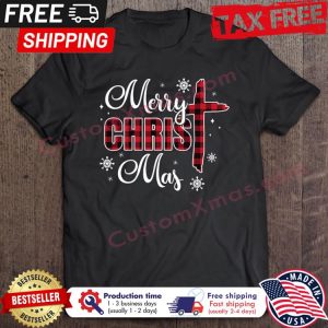 Buffalo Plaid Merry Christmas shirt