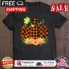 Buffalo Plaid Pumpkin Fall Halloween and Thanksgiving shirt