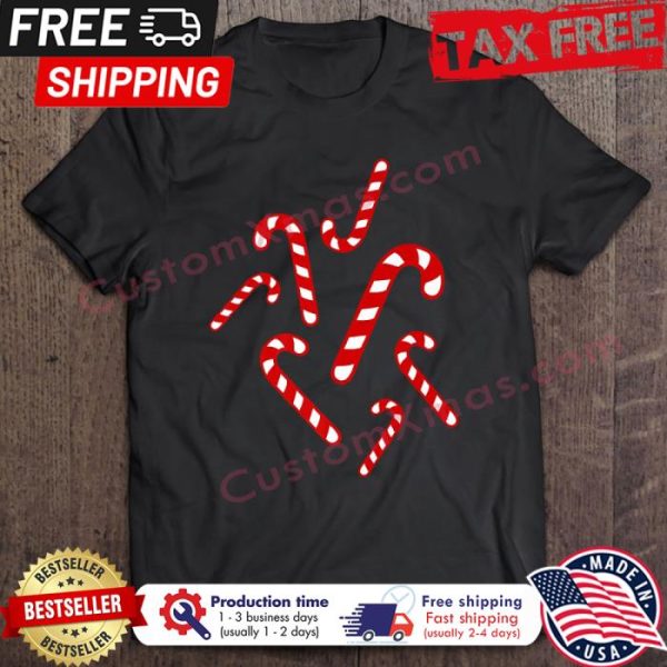 Candy Canes Christmas Gift shirt