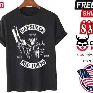 Capsules Neo Tokyo Est 2019 Anime Shirt 1