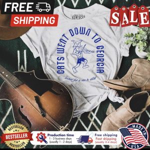 Cats went down to georgia lookin for a win to steal shirt