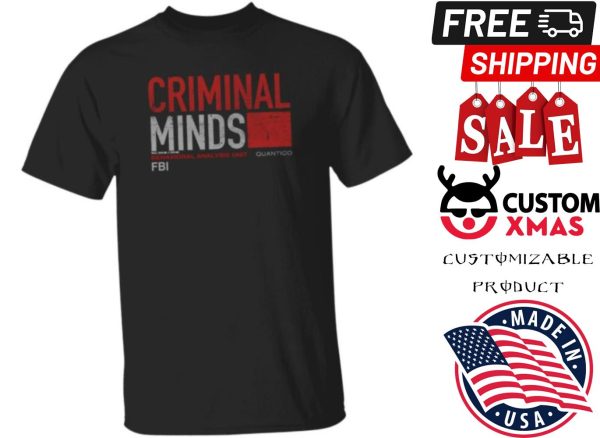 Cbs Store Criminal Minds Distressed BAU Quantico Shirt