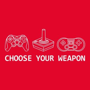 Choose your weapon joysticks T shirt 2