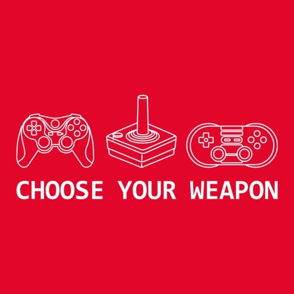 Choose your weapon (joysticks) – T-shirt