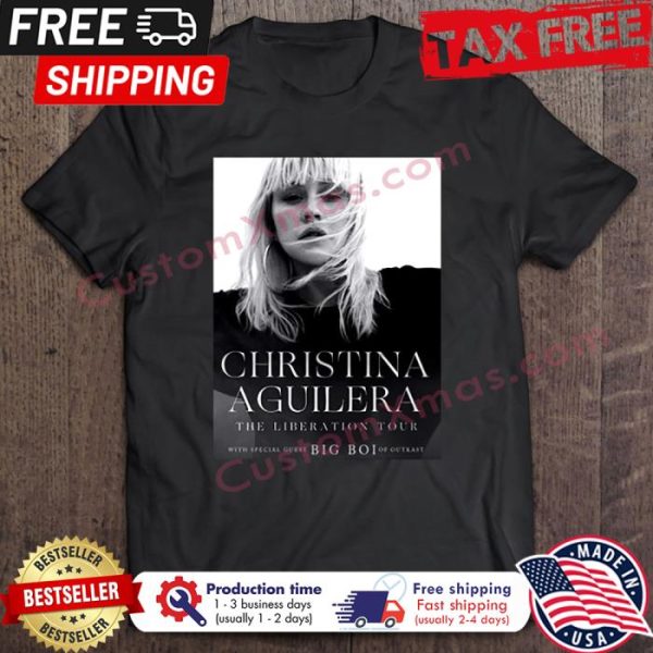 Christina Aguilera The Liberation Tour shirt