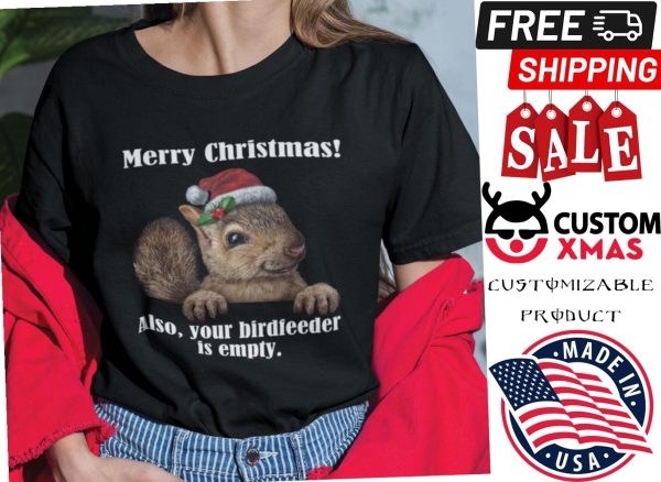 Christmas Squirrel Merry Christmas Shirt