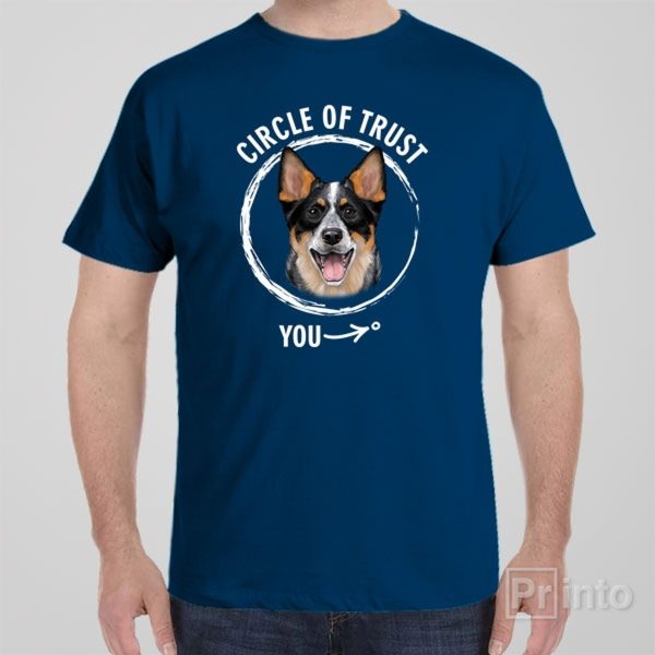 Circle of trust (Australian Cattle dog) – T-shirt