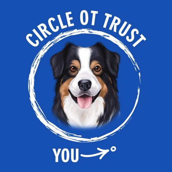 Circle of trust (Australian Shepherd) – T-shirt