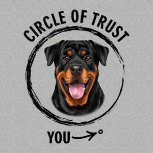 Circle of trust (Rottweiler) - T-shirt 1 Circle of trust Rottweiler T shirt 2