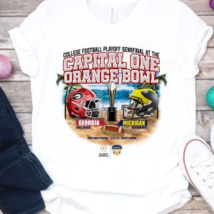 College Football Playoff Semifinal Georgia Vs Michigan 2021 Shirt 2