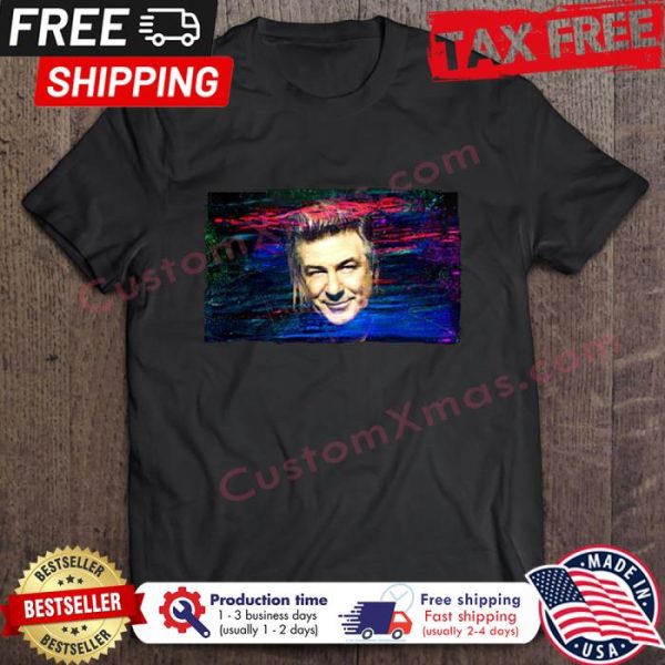 Colorful Celebrity Alec Baldwin Actors Face Smile shirt