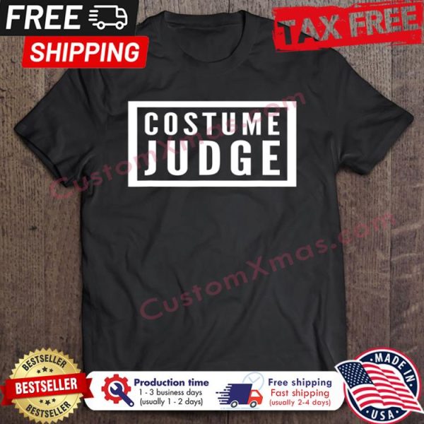 Costume Judge Halloween shirt