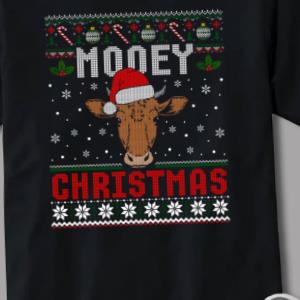 Cow Head Shirt – Mooey Christmas Cow Lover Ugly Shirt