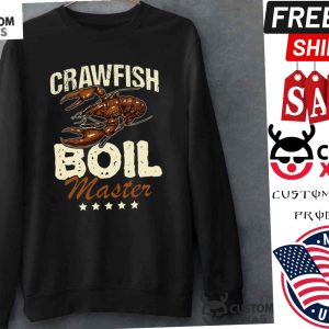 Crawfish Boil Master Vintage Fisherman Shirt 1
