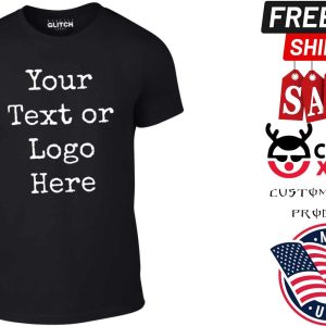 Custom Printed Mens Personalised Front and Back Shirt 1