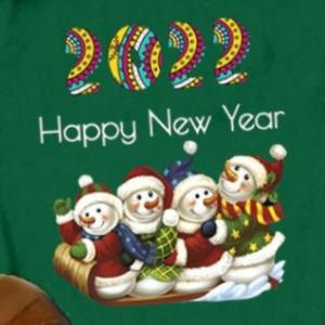 Day Snowman Santa Claus Happy New Year Shirt