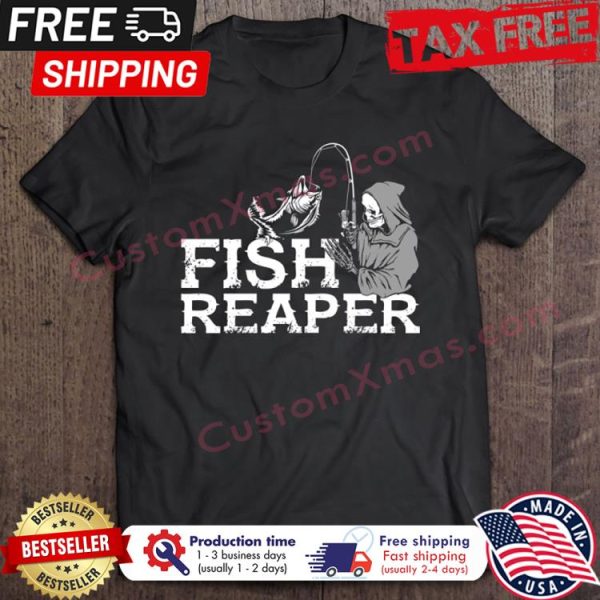 Death fish reaper halloween shirt