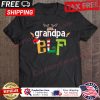 Deer grandpa ELF christmas shirt