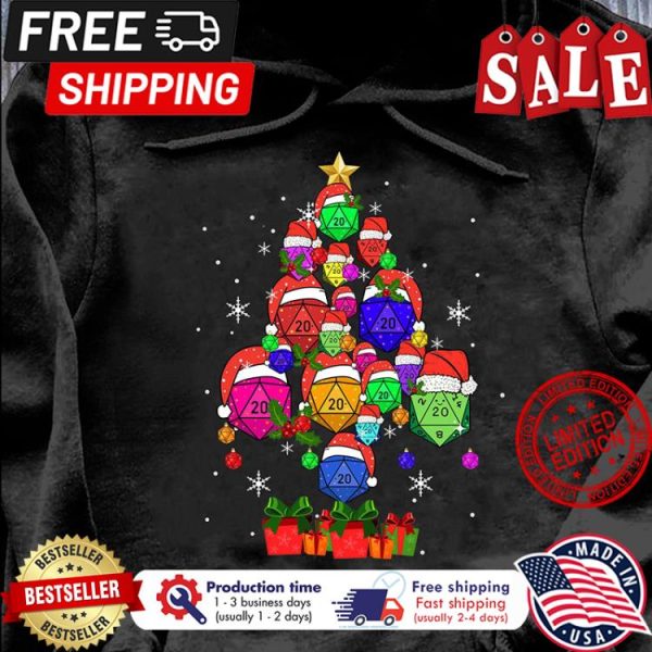 Dice pine tree christmas gifts shirt