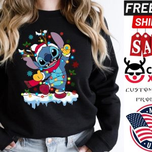 Disney Christmas Stitch Shirt Disney family shirts 1