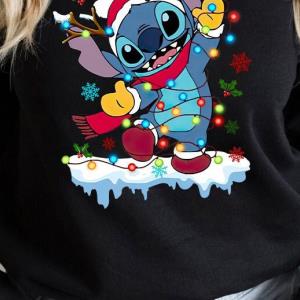 Disney Christmas Stitch Shirt, Disney family shirts