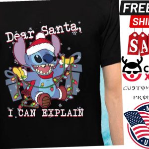 Disney Lilo Stitch Christmas Dear Santa I Can Explain Happy Christmas Shirt Disney Lilo Stitch Christmas Dear Santa I Can Explain Happy Christmas Shirt