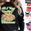Disney Star Wars Boba All I want for Christmas Baby Yoda 2021 shirt