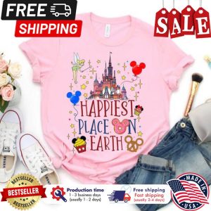 Disneyland happiest place on eath shirt