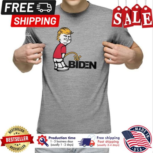 Donald Trump urinating Joe Biden shirt